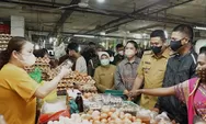 Bobby dan Kahiyang Ayu Kunjungi Pasar Tradisional Pastikan Stok Pangan Aman