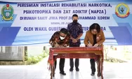 Instalasi Rehabilitasi NAPZA RSJ Muhammad Ildrem Medan Diresmikan