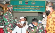 Pangdam I/BB Tinjau Serbuan Vaksinasi di Ponpes Al Kautsar Al Akbar Medan