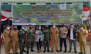 Kodam I/BB Bersama Poldasu Gelar Serbuan Vaksinasi TNI-Polri di Kabupaten Samosir