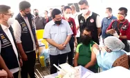 Erick Thohir dan Arsjad Ke Medan, Bersama Bobby Nasution Tinjau Vaksinasi di Perumahan Mewah