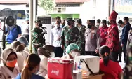 Gubsu Edy Sapa Pedagang Ajak Ikut Vaksinasi