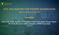 PLTU Co-firing Enceng Gondok Raih Penghargaan Internasional