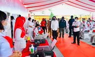 Pangdam I/BB dan Kapoldasu Dampingi Presiden Jokowi Tinjau Vaksinasi di SMKN 1 Beringin Deliserdang