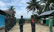 Satgas Pamtas RI-PNG Yonif 131/Braja Sakti Terima Kunjungan Pangdam I/Bukit Barisan