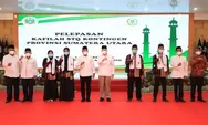 Gubsu Edy Berangkatkan 20 Kafilah Ikuti STQ XXVI Maluku Utara