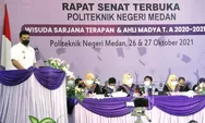 Bobby Nasution Ingatkan Wisudawan Polmed Ambil Peluang di Tengah Pandemi