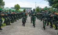 Kasdam I/BB Dampingi Asops Panglima TNI Cek Kesiapan Satgas Pamtas RI- PNG Yonif 126/KC