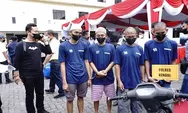 Polres Kendal Bekuk 4 Pelaku Pencurian Kendaraan Bermotor Dua Diantaranya Kakak Beradik