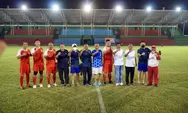 Pertandingan Persahabatan Sepak Bola Kepala Daerah di Sumut Dapat Sambutan Mantan Pemain PSMS