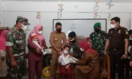 Bupati dan Kapolres Tapsel Tinjau Vaksinasi Anak di Paluta