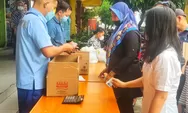 Antusias Warga Medan Berburu Minyak Goreng Murah Seliter  Rp 14 Ribu