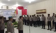 Kapolres Batubara AKBP Jose DC Fernandes S.Ik Pimpin Acara Apel Perdana