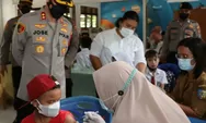 Kapolres Batubara Cek Vaksinasi di Sekolah Dasar