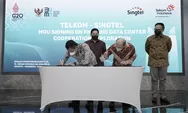Telkom Perkuat Kemitraan Strategis dengan Singtel<br>Kembangkan Regional Data Center dan Bisnis Broadband