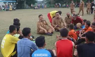 Camat Medan Tuntungan Sapa Warga, Turnamen Sepak Bola U-15 pun Digelar