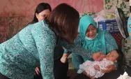 Cegah Stunting, Ketua TP PKK Medan Tuntungan Sosialisasi dan Beri Bantuan ke Rumah Warga