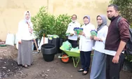Dinas Ketahanan Pangan Kota Medan Bantu Pembuatan Kebun Sekolah