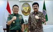 Menteri ATR/Kepala BPN Terima Silaturahmi Kepala Staf Angkatan Darat