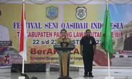 Sekda Buka Festival Seni Qasidah Ke-III Tingkat Kabupaten Paluta