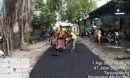Dinas PU Lakukan Perbaikan Infrastruktur, Jalan Sidomulyo Medan Deli Dimuluskan