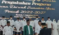 Pengurus Dewan Da'wah Islamiyah Sumatera Utara Dikukuhkan