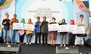 Bazar Produk UKM Ditutup, Stand Galeri Tenun Medan Raih Juara I