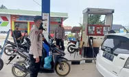 Polsek Indrapura Giat Patroli Pengamanan Penyesuaian Harga BBM