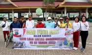 Kapolres dan Pj Wali Kota Tebing Tinggi Ikuti Car Free Day HUT Lantas ke-67