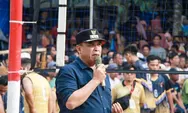 Saksikan Final Turnamen Volly Ball Bupati CUP Tahun 2022, Sukhairi Ingatkan Untuk Suportif