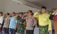 Kapolresta Deli Serdang Hadiri Upacara Peringatan Hari Guru Nasional Ke 77 Tahun 2022 di Alun-Alun Pemkab Deli Serdang