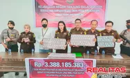 Kejari TBA Berhasil Eksekusi Barang Bukti TPPU Narkotika Senilai Rp10 Milyar