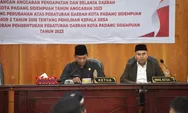 Wali Kota Padang Sidempuan Beri Jawaban Atas Pandangan Umum Fraksi DPRD