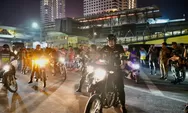 Bobby Nasution Naik  Motor Patroli Malam Bersama Forkopimda
