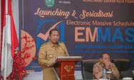 Untuk Menunjang Kinerja, Wali Kota Padang Sidempuan Launching Aplikasi EMMAS.