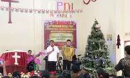 Bupati Sergai dan Wabup Hadiri Perayaan Natal PGPI Kabupaten