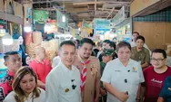 Bobby Nasution Bersama Airlangga Hartarto Tinjau Pusat Pasar, Harga Masih Stabil dan Stok Bapok Aman