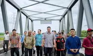 Pembangunan Jembatan Titi Dua Sicanang Selesai, Bobby Nasution: Jaga!