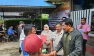 Reses di Padang Sidempuan, Anggota DPR RI Ongku P Hasibuan  Serap Aspirasi Warga dan Bagikan Sertifikat Tanah.
