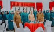 Kahiyang Ayu Saksikan Pelantikan 7 Ketua DWP Kecamatan
