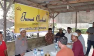 Jumat Curhat Polresta Deli Serdang Sambangi Warga di Warung Kopi