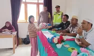 Kapolsek SDH Kawal Penyaluran BLT Dana Desa