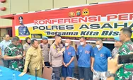 Polres Dan Kodim 0208/AS Ungkap Pencurian Rel KA