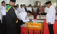 Pj Bupati Abdya Lantik 20 Imum Mukim