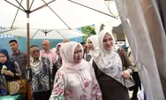 Gubsu dan Nawal Lubis Kunjungi Stand Pameran Pemkab Tapsel di HPN 2023