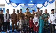 Letakan Batu Pertama Pembangunan Masjid Raya Al Ikhlas Desa Banyumas, Syah Afandin Didukung Warga Terus Pimpin Langkat di 2024-2029