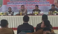 Waka Polres Tapsel Sarankan Kades Buat Layanan Pengaduan Masyarakat