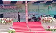 Tangga Masjid Agung Madina Sebagai Panggung Lomba Bernyanyi, Jadi 'Buah Bibir' Warga