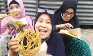Laris Manis, Jajanan Jadul Kerupuk Mie Celup Keplek-Keplek Hadir di Danau Marakash PUP