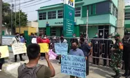 Protes Kenaikan TDL Saat Pandemi Covid-19, Mahasiswa dan Masyarakat Segel Kantor PLN Cilegon